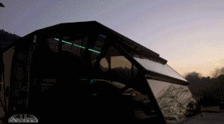 汽车蜗居,汽车折叠伸缩车库