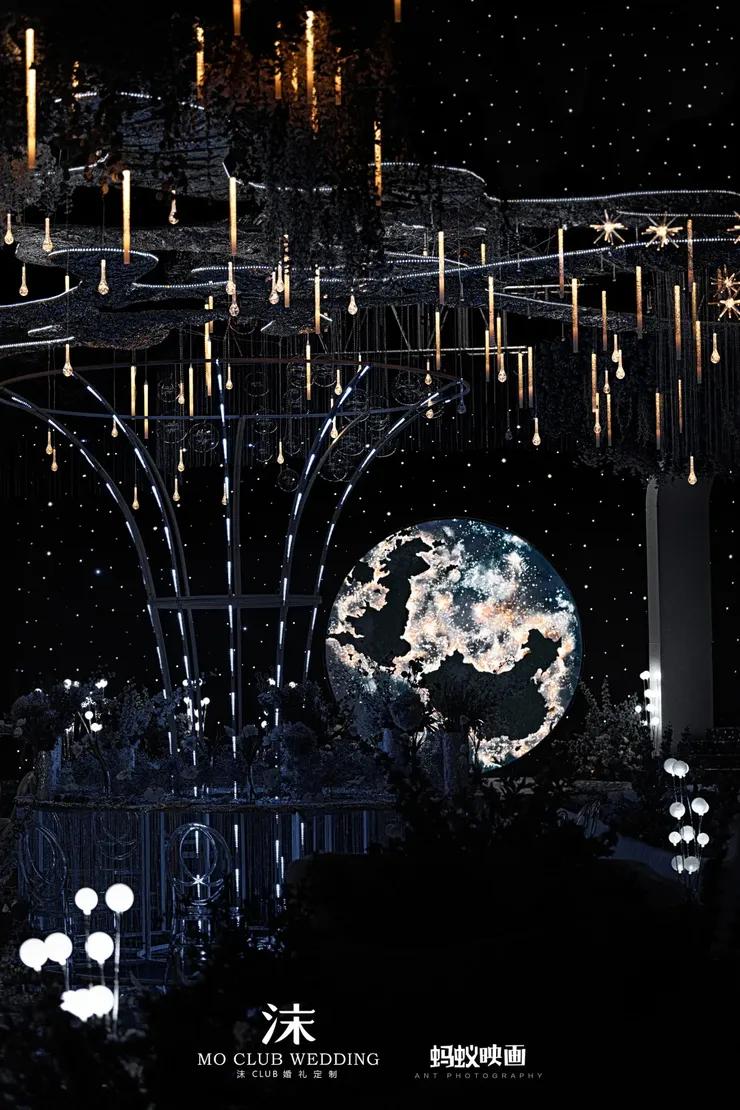 一场神秘浪漫的星空婚礼主题,一场神秘浪漫的星空婚礼