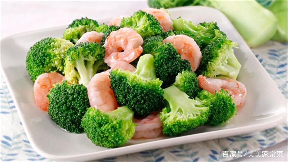 西兰花炒虾仁减脂做法,西兰花炒虾仁做法减肥