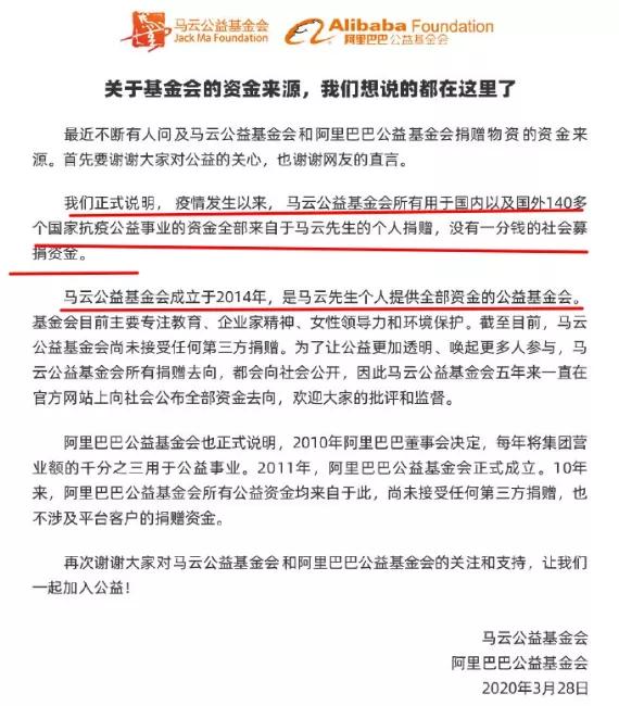 全球85万人确诊,马云支援了140多个国家