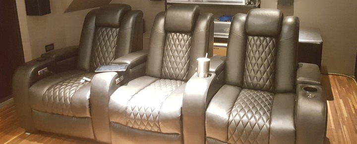 7.2.4声道全景声影院打造调试过程记录，MK喇叭加天龙功放真好声