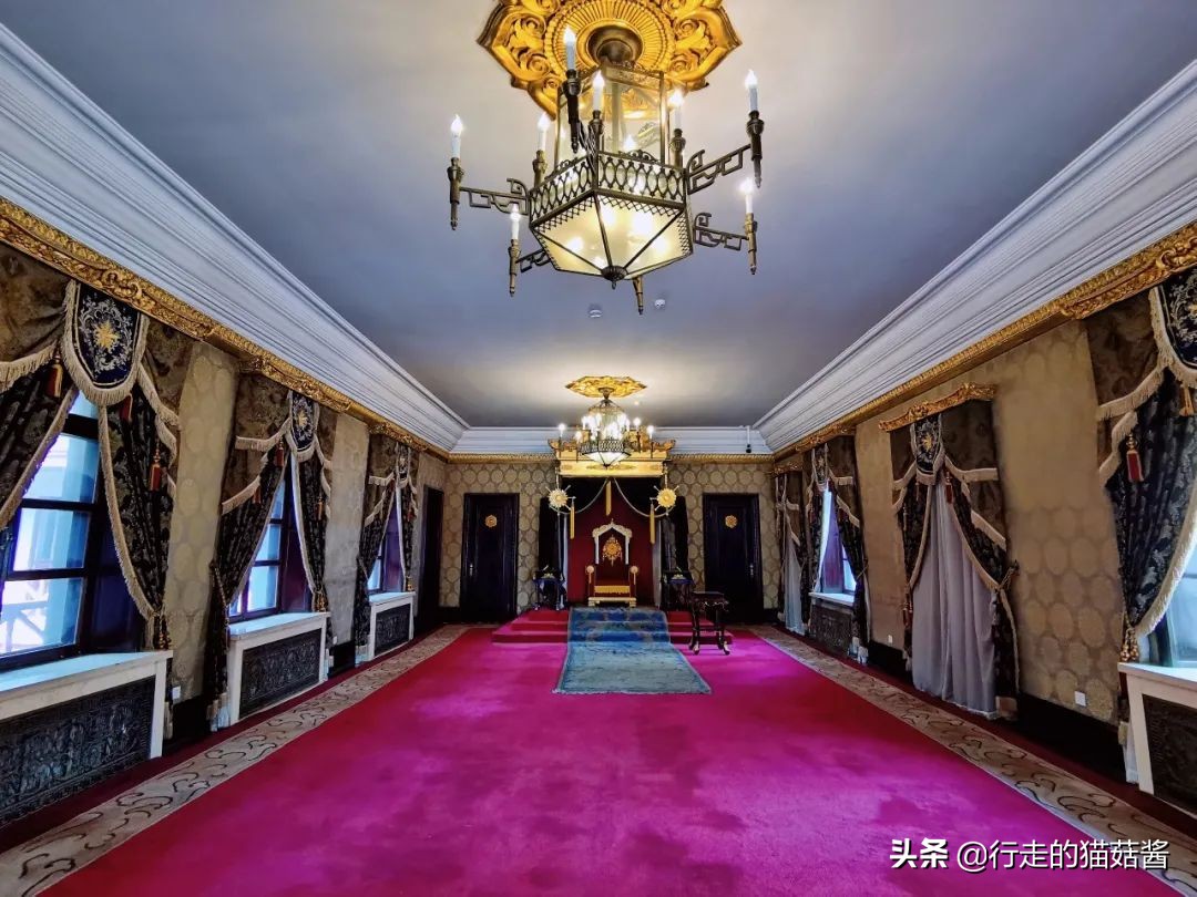 伪满皇宫博物院大气航拍,伪满皇宫各楼平面图