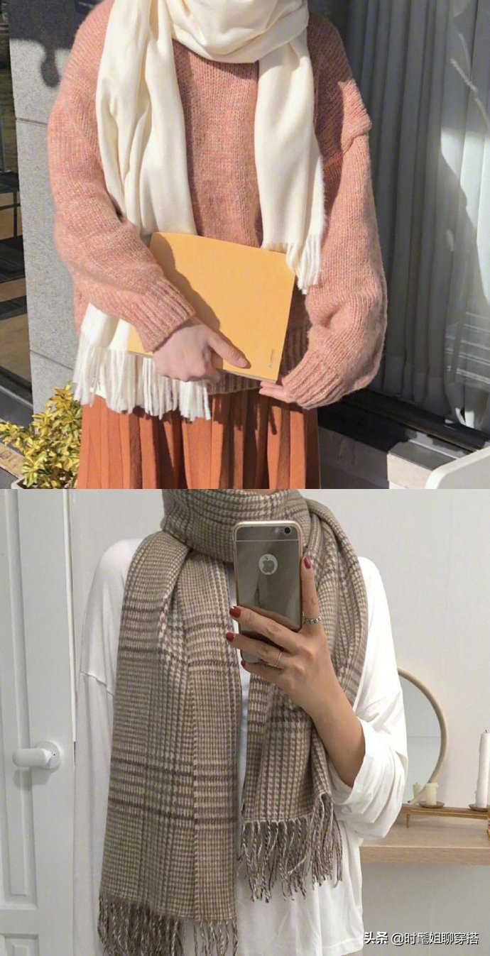 冬季围巾流行9种系法,教你几种围巾的巧妙用法