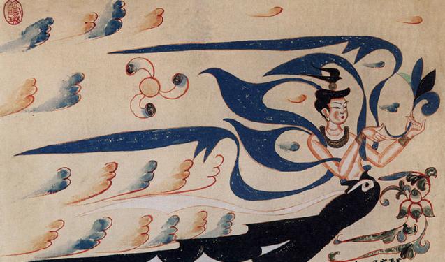 壁画中国传统文化简单点,围墙绘画壁画图案大全