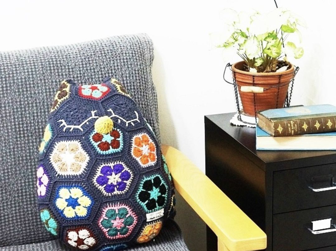 猫头鹰抱枕的编织教程,梦幻琉璃编织猫头鹰抱枕