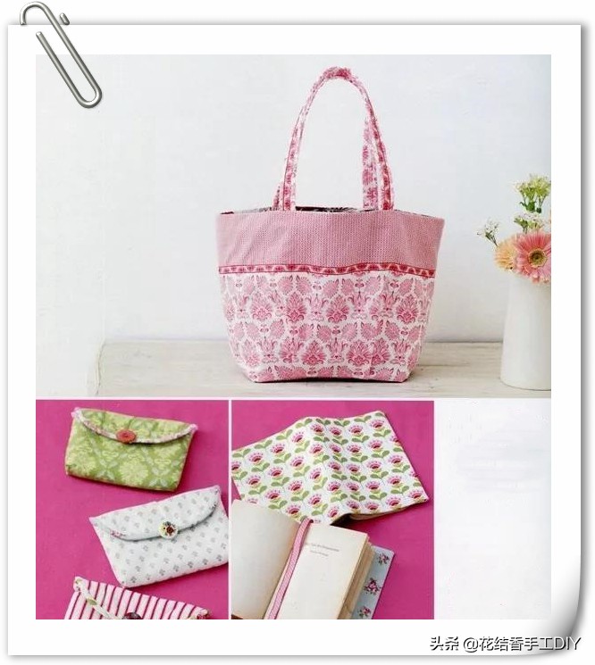 爱布艺爱生活裁剪拼布包包教程,手工布包简单又漂亮