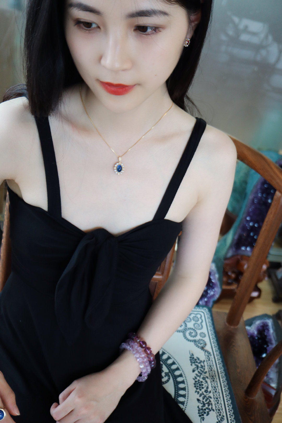 晶石发晶,五彩晶石发晶