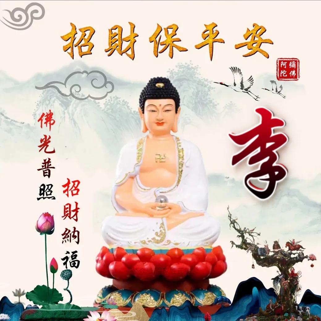 佛光普照陈姓氏头像,招财保平安头像