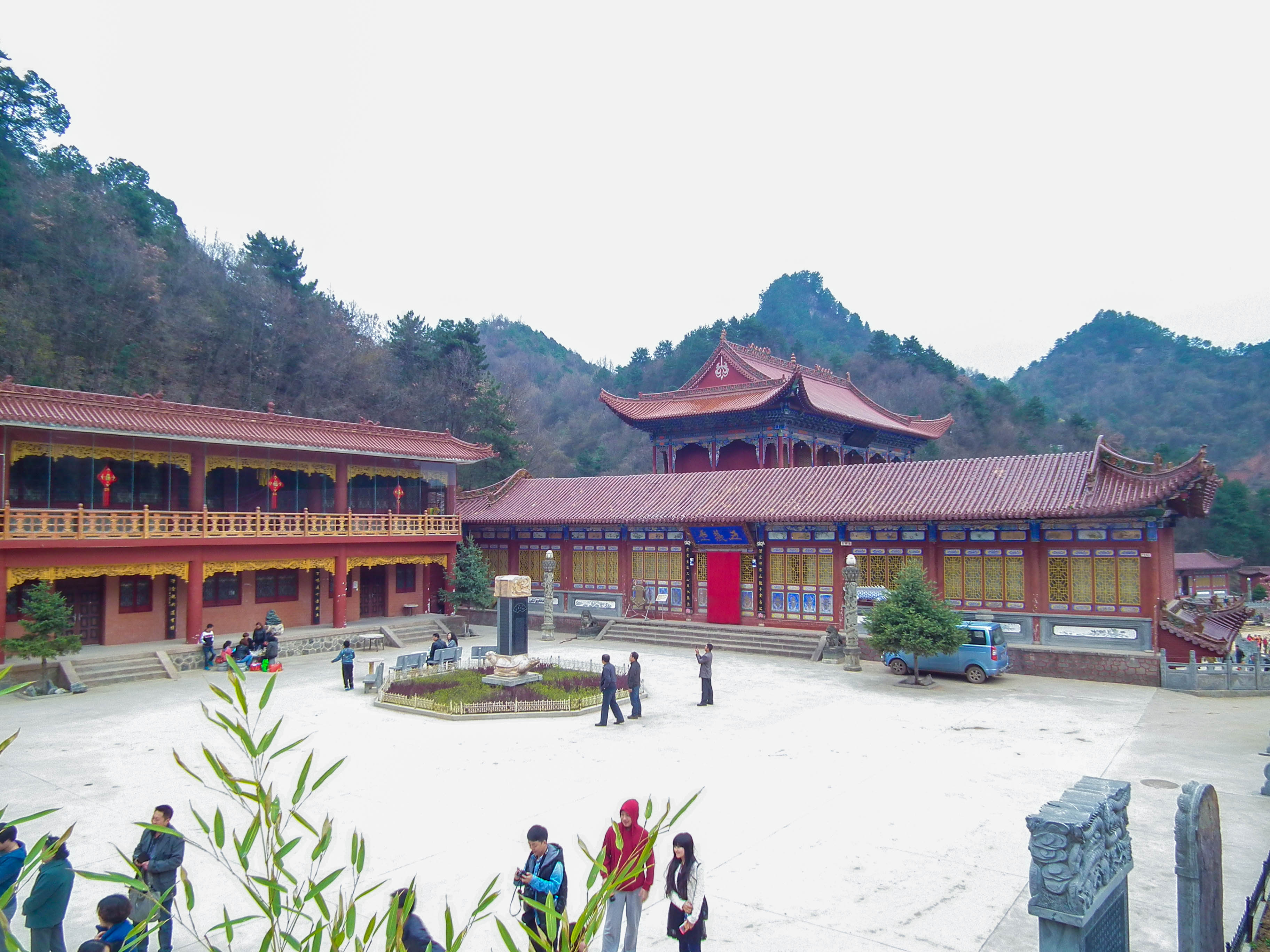 天水净土寺旅游打卡照片,天水净土寺雪景