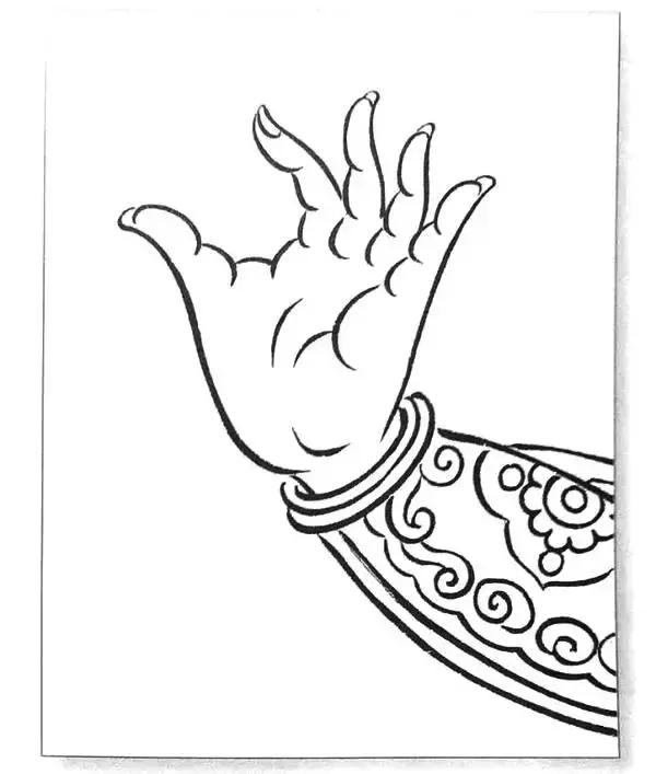 敦煌石刻美学,敦煌佛手印高清大图