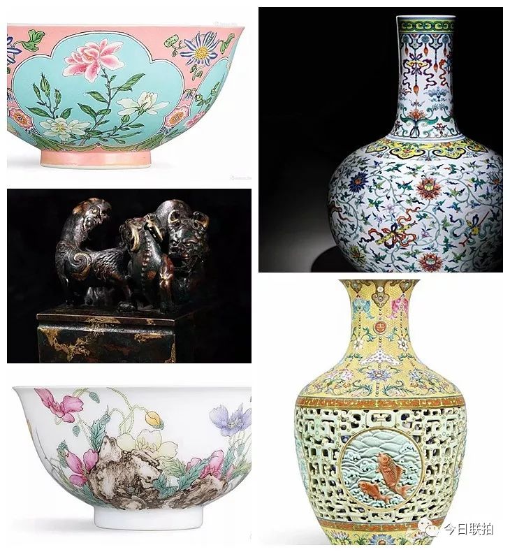 苏富比2018年拍卖乾隆珐琅彩宫碗,2018年拍卖的乾隆炉钧釉瓷器