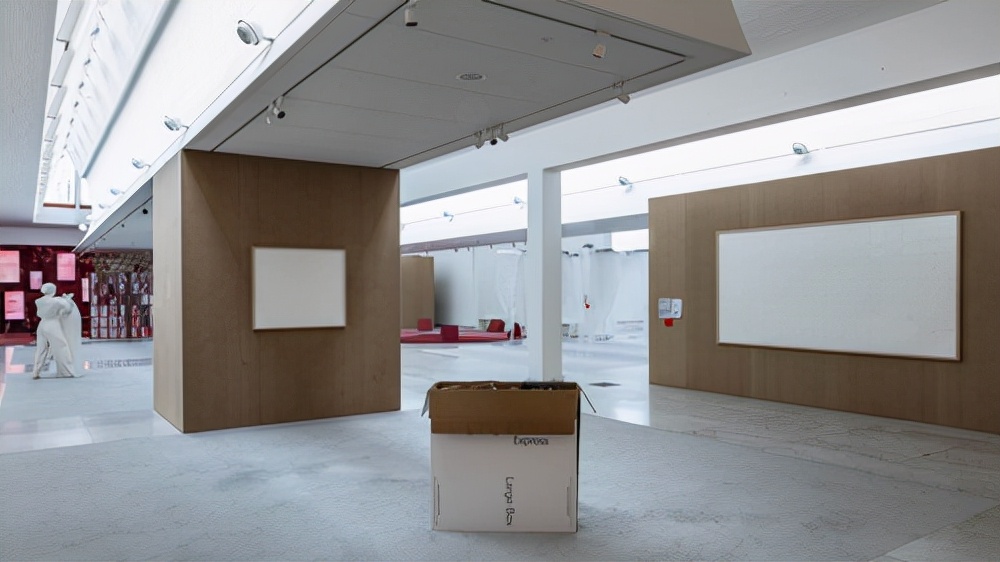 艺术家收巨款后交2幅空白画布,艺术家收巨款后交出2幅空白画布