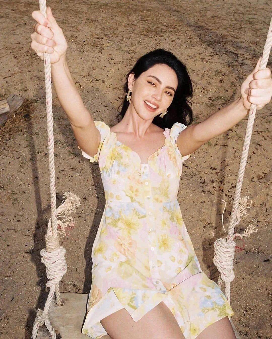 复古a字裙半身裙小个子,油画连衣裙a字夏泡泡袖