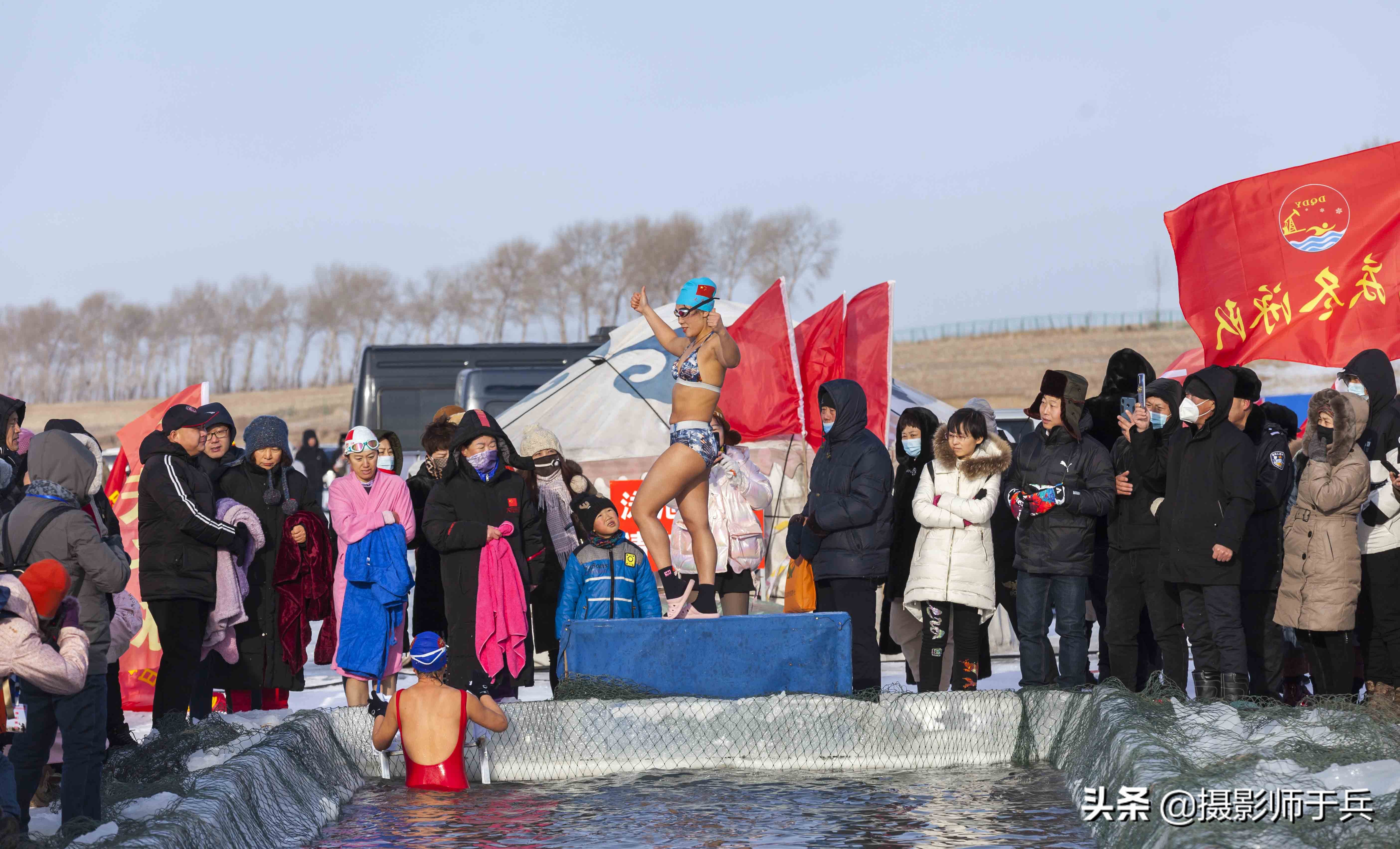 连环湖第七届冰雪渔猎那达慕,连环湖冰雪渔猎那达慕直播
