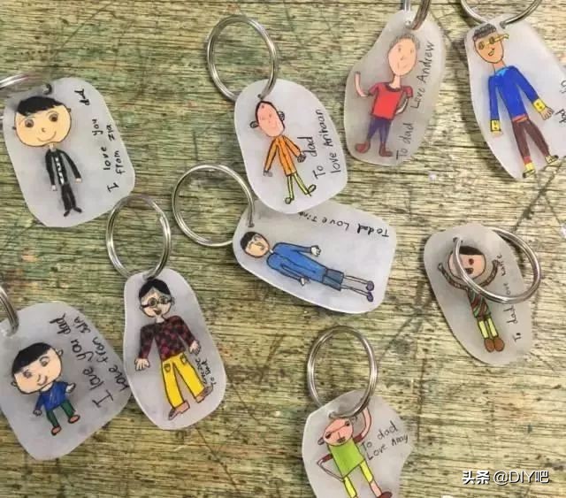 父亲节礼物手工教程使用白色的纸,8-12岁父亲节手工礼物卡纸