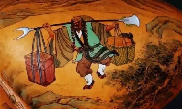 五福临门葫芦工笔,中国工笔画葫芦