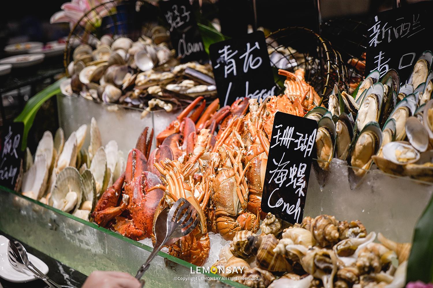 朗廷酒店自助餐，龙虾无限续！任意吃