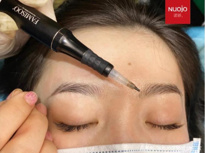 诺娇纹绣产品生产厂家,纹绣机器如何快速上色眉毛