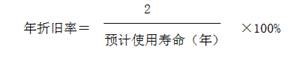 固定资产折旧年数总和法和双耳法,固定资产直线折旧法和平均年限法