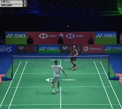 GIF羽毛球技术赏析：李梓嘉，“远网决胜”时代的灯塔