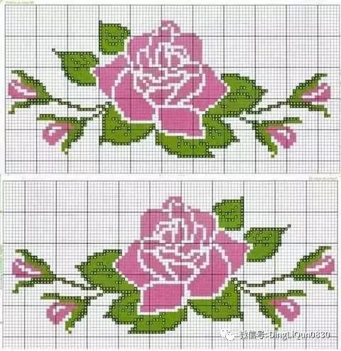 十字绣绣花图纸,十字绣刺绣花图