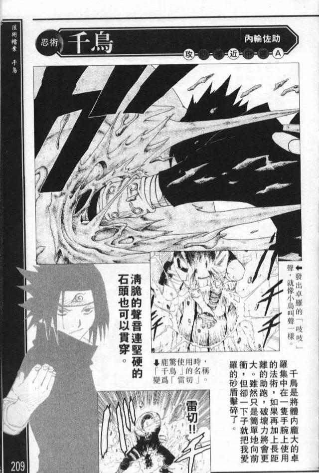 为什么佐助是千鸟卡卡西是雷切,卡卡西的雷切