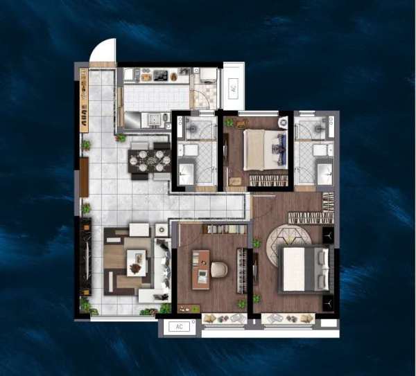 西安电建洺悦府是能源金贸区吗,西安洺悦府复式