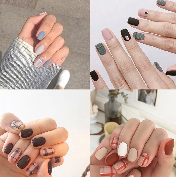 美甲涂色推圆技巧,美甲指甲根部推圆技巧