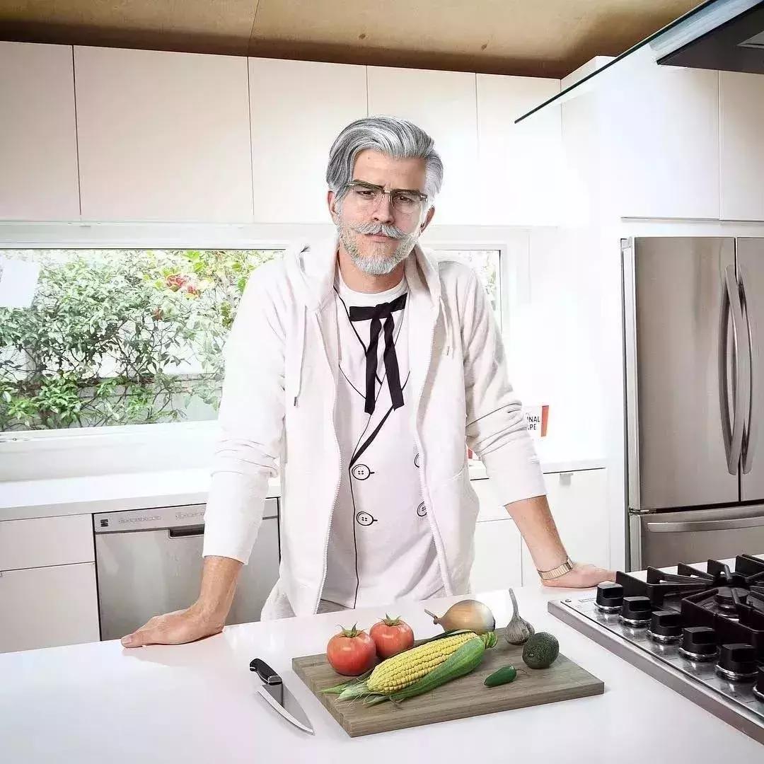 肯德基新形象cosplay吴秀波?求求您,换回来好吗?