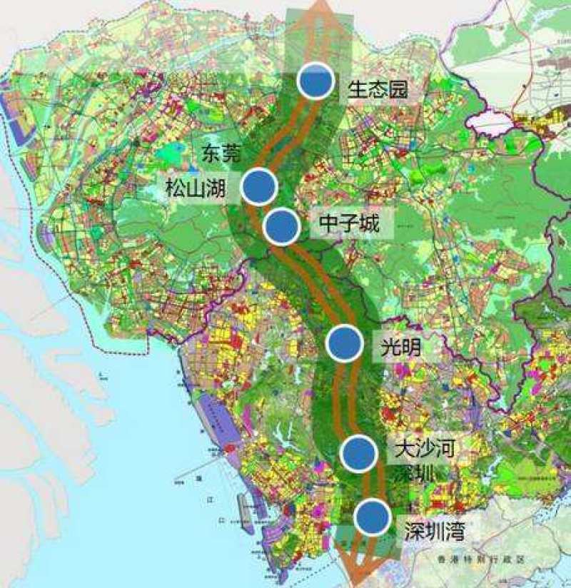 创新走廊大湾区,深圳大沙河走廊改造