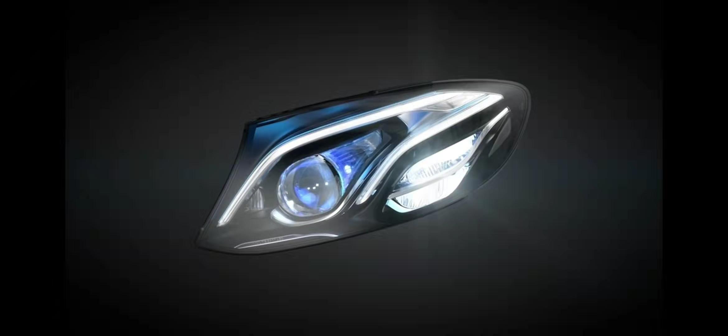 bba车灯夜晚效果,bba车灯名称