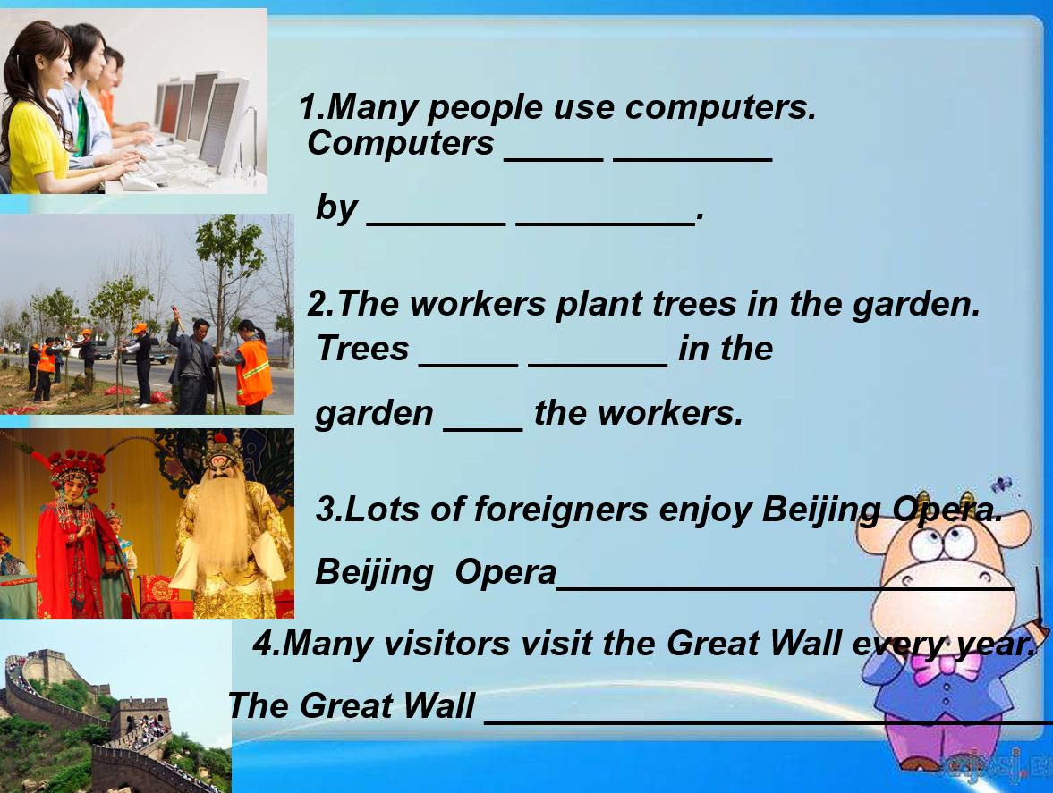 初中被动语态专项训练题及答案,初中英语被动语态幽默讲解视频