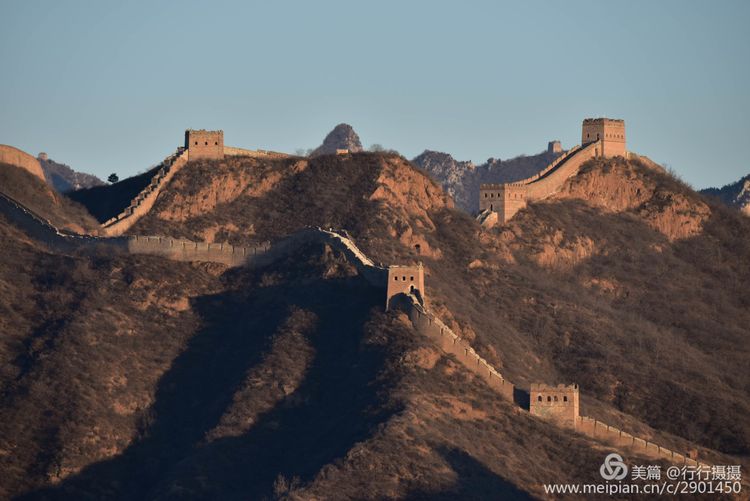 金山岭长城白雪皑皑美景如画,金山岭长城游览