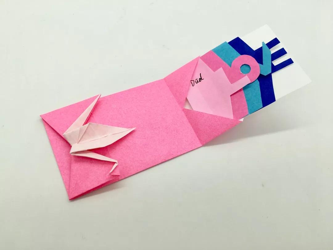 最简单的千纸鹤信封折法慢动作,折纸大全简单又漂亮的信封千纸鹤