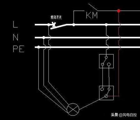 床头开关双控灯接线图,楼梯双控灯开关接线图