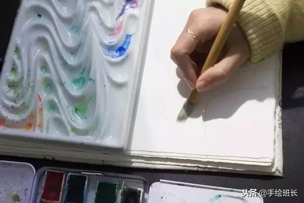 固体水彩颜料新手入门教程,水彩插画新手入门教程
