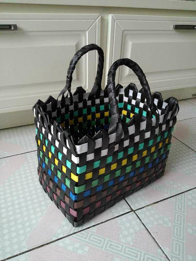 打包带编筐的各种编法圆形教程,手工经验总结