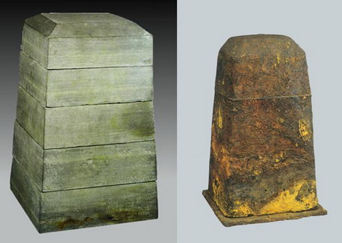 中原藏珍三彩舍利匣,国宝品鉴