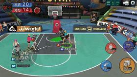 热血街篮一场激烈的篮球对决,热血街篮测试版