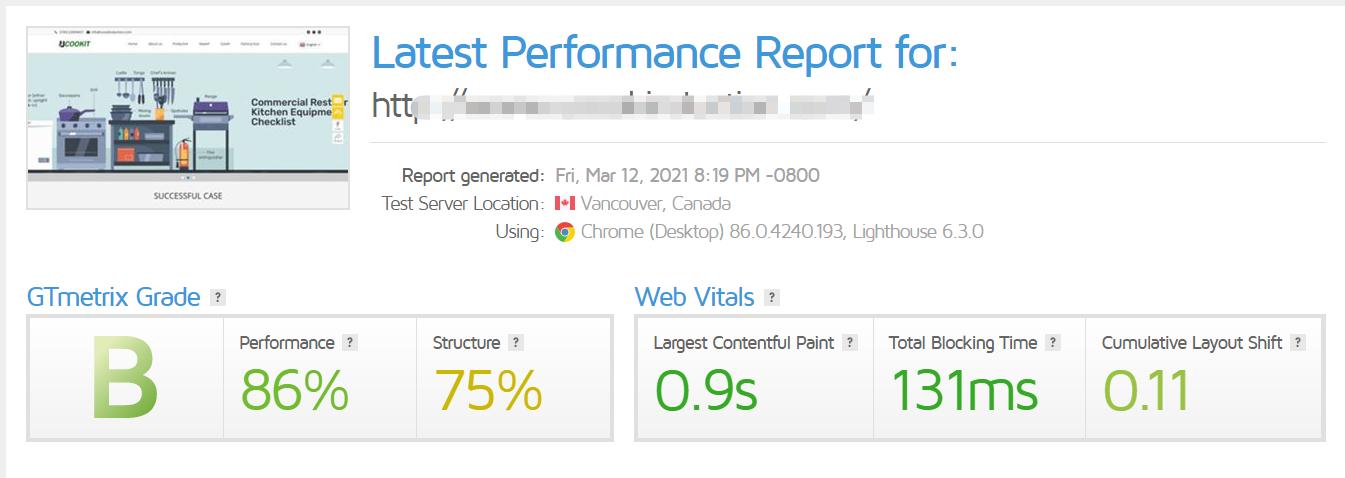 外贸网站刚上线，想测试海外速度及网站性能？GTMetrix
