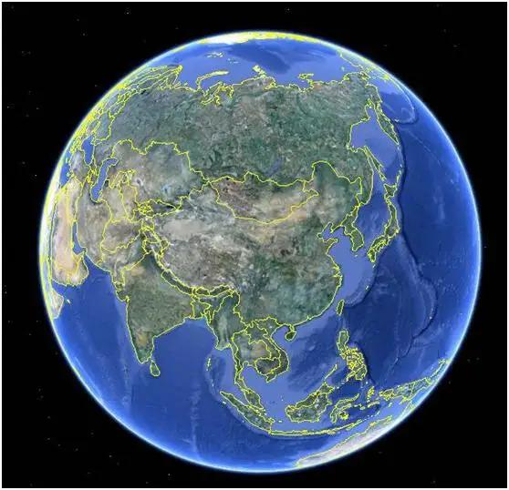 中国在地球上位置,图说中国地理