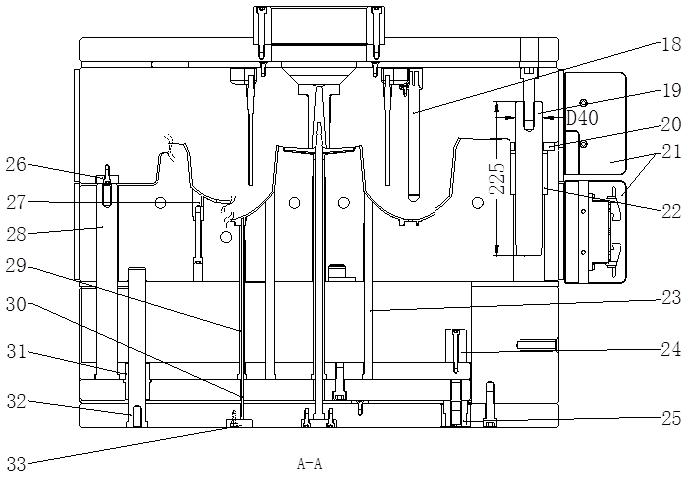 车灯前照灯反射镜模具,汽车前灯底壳模具及试模后效果