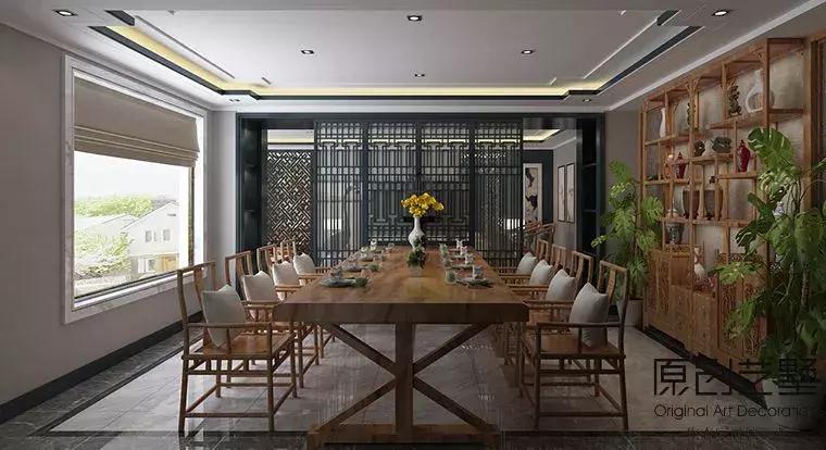 艺墅案例“一府一院一园”恬雅空间弥留心间的闲云清烟