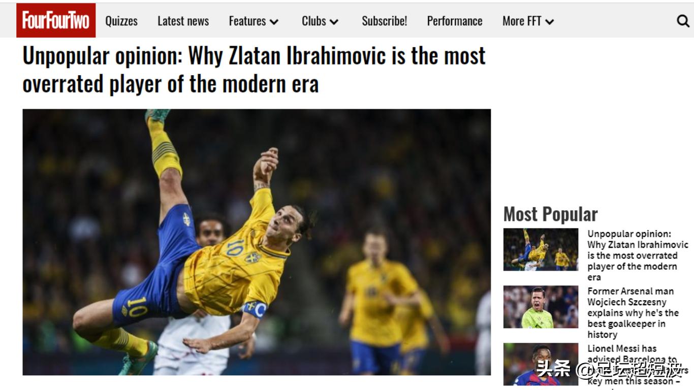 伊布为什么不在五大联赛踢球了,伊布到底有多强