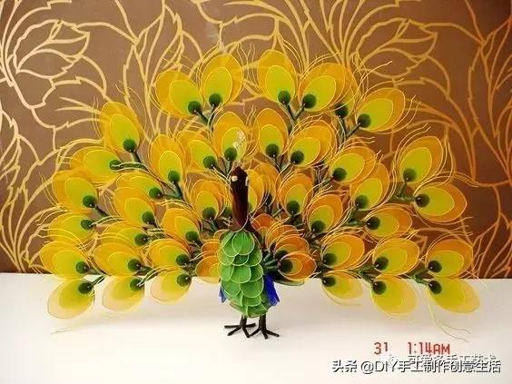 把彩色的*袜丝**套在铁圈上，最后竟然变得这么美（附教程）