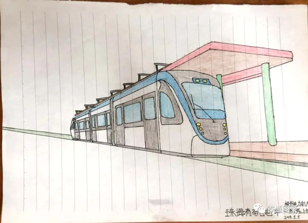 铁路人文:手绘火车