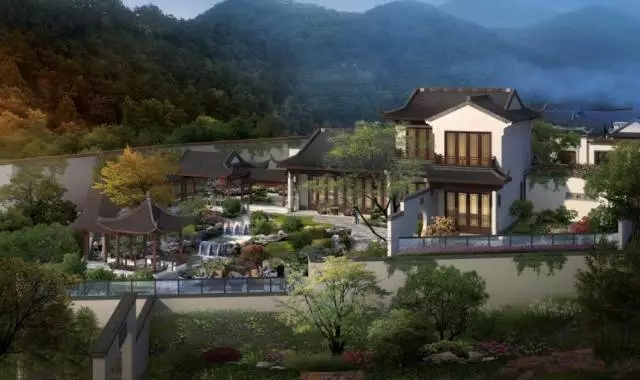 安吉天使小镇220平苏式园林别墅,安吉天使小镇映月谷平面图