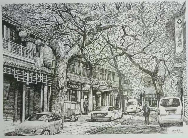 西安大雁塔手绘教程,西安手绘在哪