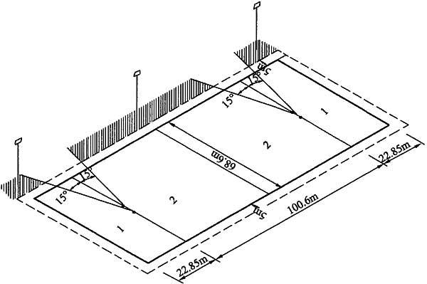 体育场灯具布置,体育场灯具安装方案