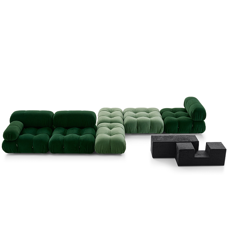 BBItaly设计师马里奥·贝里尼MarioBellini变色龙沙发Camaleonda